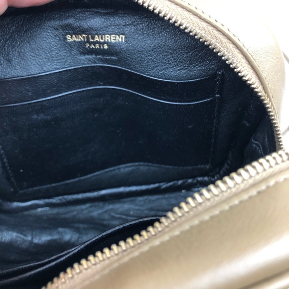 YSL Authentic Deep Beige Napa Blogger Mini Bag. - Picture 6 of 9